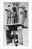 Men Atop Exhibition's Electric Elevator by Anonymous