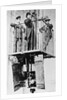 Men Atop Exhibition's Electric Elevator by Anonymous