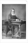 Writer John Ruskin at Desk by Anonymous