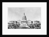 Lithograph of Capitol in Washington DC by Anonymous