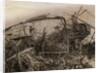 Tank Caught in Barbed Wire Entanglement by Anonymous