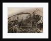 Tank Caught in Barbed Wire Entanglement by Anonymous