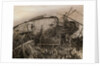 Tank Caught in Barbed Wire Entanglement by Anonymous
