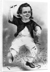 Illustration of Boy with Firecrackers by Anonymous