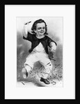 Illustration of Boy with Firecrackers by Anonymous