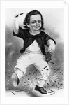 Illustration of Boy with Firecrackers by Anonymous