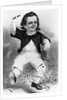 Illustration of Boy with Firecrackers by Anonymous