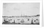 Boat-Filled Harbor by Anonymous