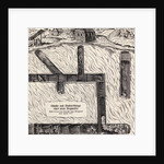 German Drawing Showing Mining Shaft by Anonymous