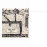 German Drawing Showing Mining Shaft by Anonymous
