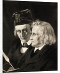 Portrait of the Brothers Grimm by Anonymous