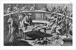 Man Dissecting Corpse at Anatomical Theater by Anonymous