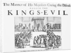 King Charles II Curing Scrofula by Anonymous