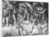 Detail of Last Judgement by Michelangelo Buonarroti