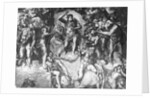 Detail of Last Judgement by Michelangelo Buonarroti