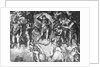 Detail of Last Judgement by Michelangelo Buonarroti