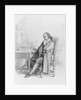 Mathematician Blaise Pascal Sitting at Work Table by Anonymous