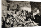 Engraving of Florence During a 14th-Century Plague by Anonymous