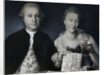 Leopold Auenbrugger Von Auenbrugg with Wife by Anonymous