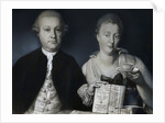 Leopold Auenbrugger Von Auenbrugg with Wife by Anonymous