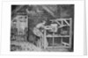 Woman Weaving by Anonymous