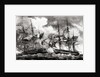 American Ship Planter Battling the French by Anonymous