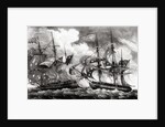 American Ship Planter Battling the French by Anonymous