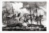 American Ship Planter Battling the French by Anonymous