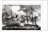 American Ship Planter Battling the French by Anonymous