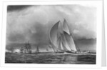 America Leaving Boston Harbor by Anonymous