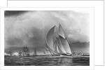 America Leaving Boston Harbor by Anonymous