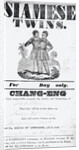 Poster Advertising Siamese Twins by Anonymous