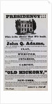 Election Poster for Andrew Jackson by Anonymous