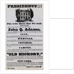 Election Poster for Andrew Jackson by Anonymous
