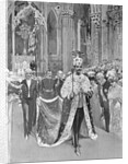 King Haakon Arriving at His Coronation by Anonymous