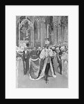 King Haakon Arriving at His Coronation by Anonymous