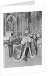 King Haakon Arriving at His Coronation by Anonymous