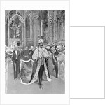 King Haakon Arriving at His Coronation by Anonymous