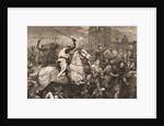 Print of the Papal Crusade Against the Waldenses by Anonymous