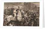Print of the Papal Crusade Against the Waldenses by Anonymous
