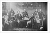 Engraving of Jefferson Davis and His Cabinet by Anonymous