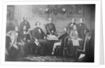 Engraving of Jefferson Davis and His Cabinet by Anonymous