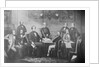 Engraving of Jefferson Davis and His Cabinet by Anonymous