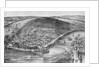 19th Century Print of Bird's-Eye View of Manhattan by Anonymous