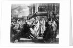 Julius Caesar and Wife in Crowd by Anonymous