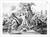 Daniel Boone Fighting Enemy by Anonymous