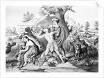 Daniel Boone Fighting Enemy by Anonymous