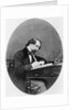 Charles Dickens Sitting at Desk by Anonymous