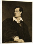 Portrait of English Poet Lord Byron by Anonymous