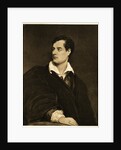 Portrait of English Poet Lord Byron by Anonymous